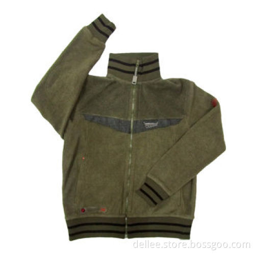 Fleece Jacket with 100% Polyester Material, Comfortable, Warmth, Country Design